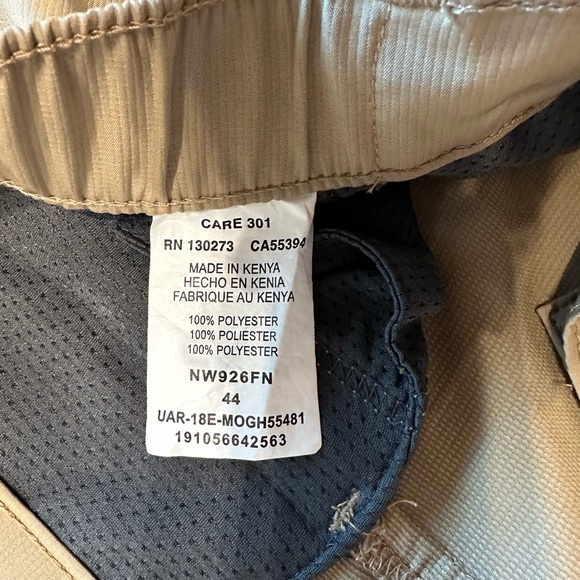 Wrangler Tan‎ Athletic Shorts Lightweight Cotton Blend - Picture 5 of 6